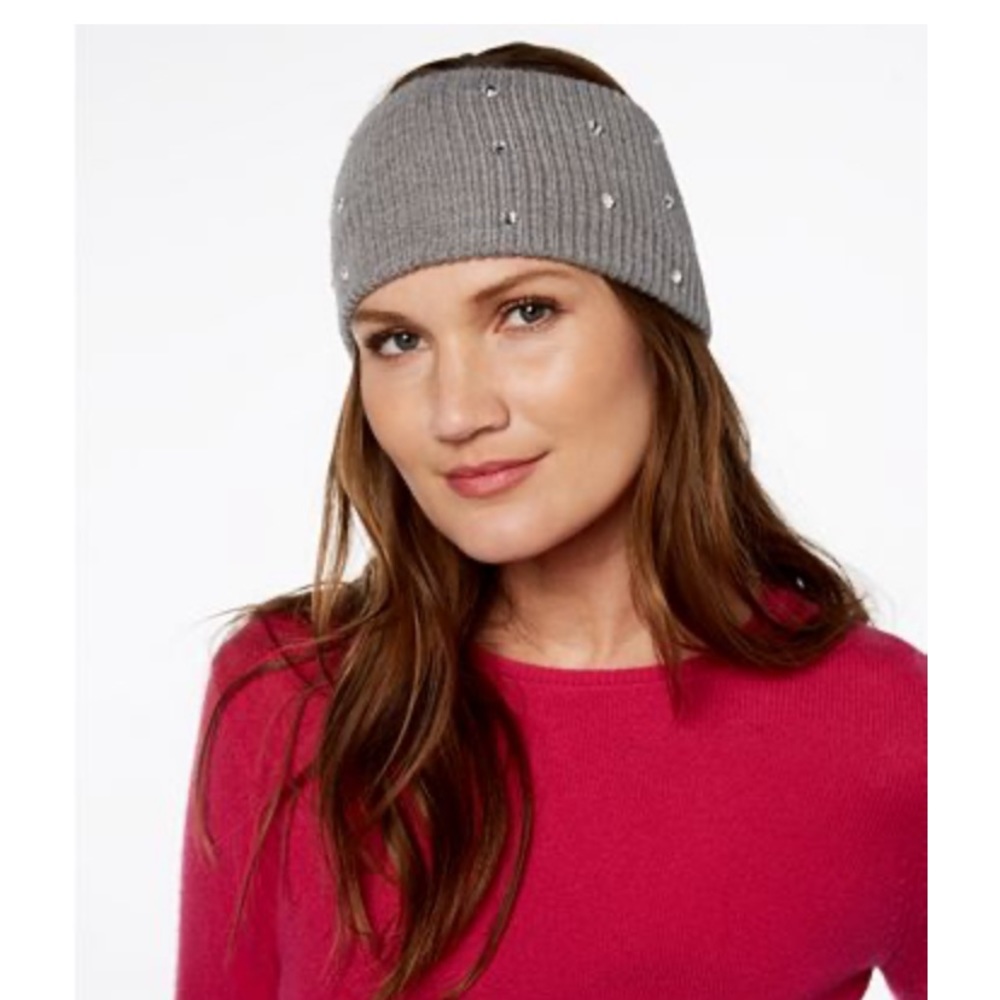 KATE SPADE Bedazzled Wool Headband